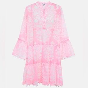 Juliet Dunn Pink‎ Cotton Mini Dress